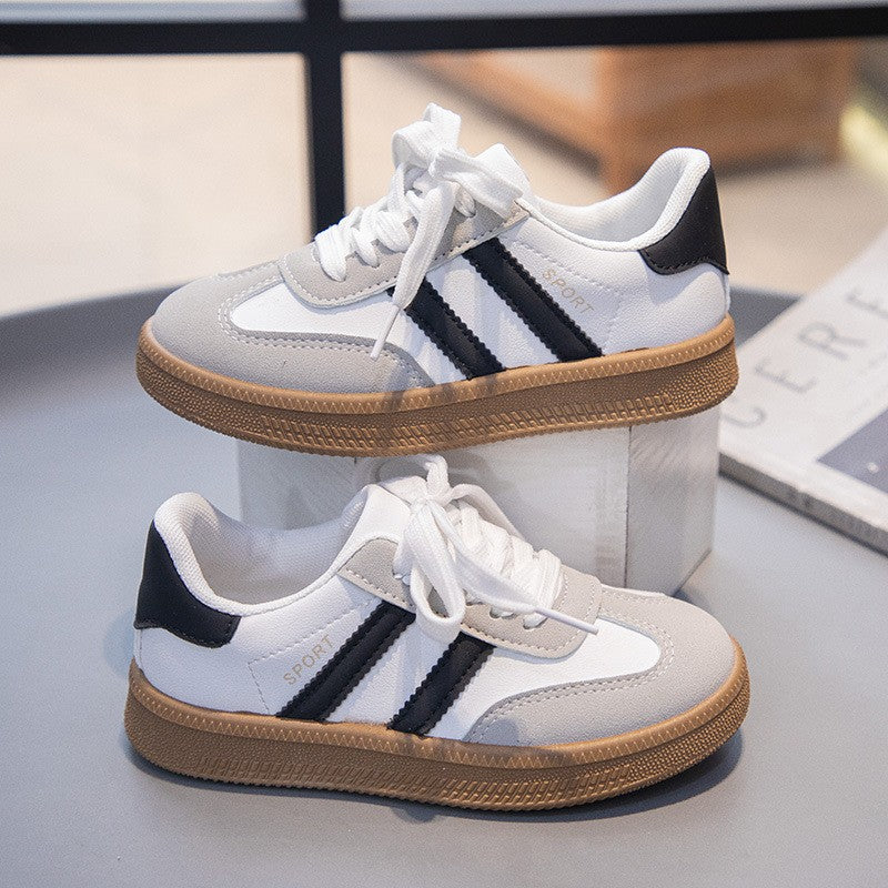 Children Tennis Shoes 2025 New Simple Kids Sneakers for Girls Patchwork Non-slip Boys Causal School Running Sneakers Non-slip