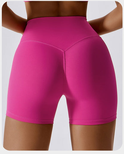 SWELTERING Gym Fitness Shorts Running Cycling Sports Shorts Breathable Workout Short Leggings High Waist Fitness Yoga Shorts