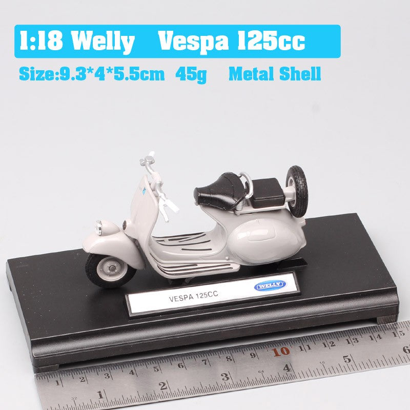 Maisto 1/18 Piaggio Vespa Scooter 98 PK 125 GTR P150X 300 MP5 Primavera GTS 125CC 150CC 946 Moto Miniatura de Brinquedo de Metal
