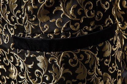 Men's Floral Party Dress Suit Stylish Dinner Jacket Wedding Blazer Prom Tuxedo