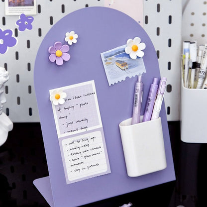 Creative Large Capacity Desktop Message Board Vertical Curved Storage Board Note Board Office Home Desktop Ornament