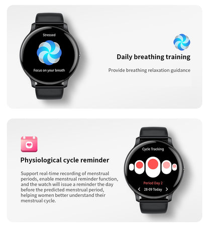 LIGE Smart Watch Women Men Bluetooth Call Sports Fitness Watches Heart Rate Health Monitor Smartwatch Ladies For Android iOS New