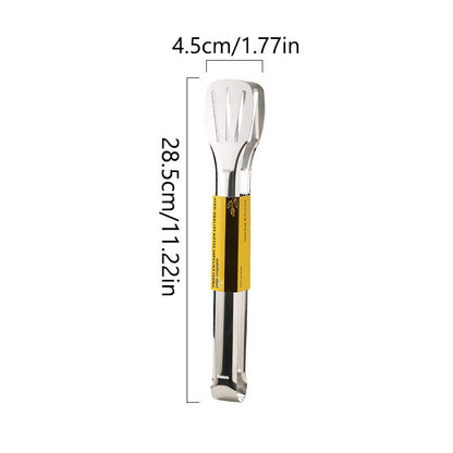 Stainless Steel Food Tongs Barbecue Tongs Desserts Steak Food Serving Clip Tweezers Long BBQ Cooking Tongs Kitchen Utensils
