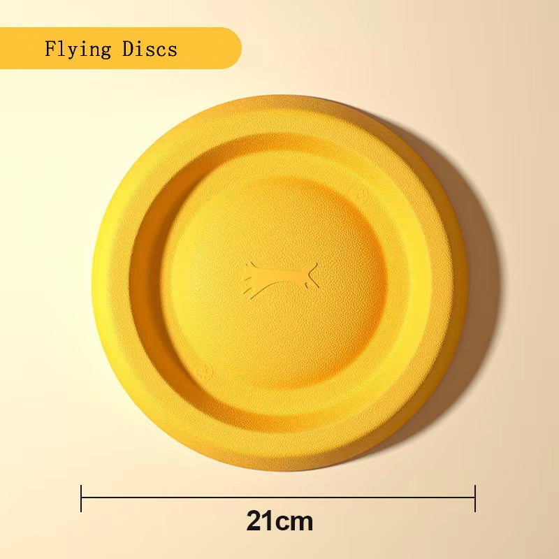 Brinquedos Duráveis de EVA para Cães 4 Peças Disco Voador + Bola + Corda para Puxar para Filhotes e Cães Adultos Conjunto Anti-Mordida para Limpeza dos Dentes?2024 Mais Vendido?