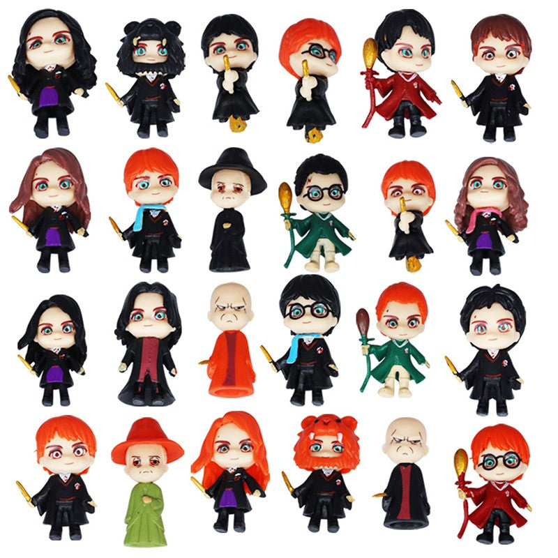 Marvel Christmas Advent Calendar Box Disney Mini Q Version Hulk Anime Figure Spiderman Iron Man Kids Toys 24pcs Figure Gift Box