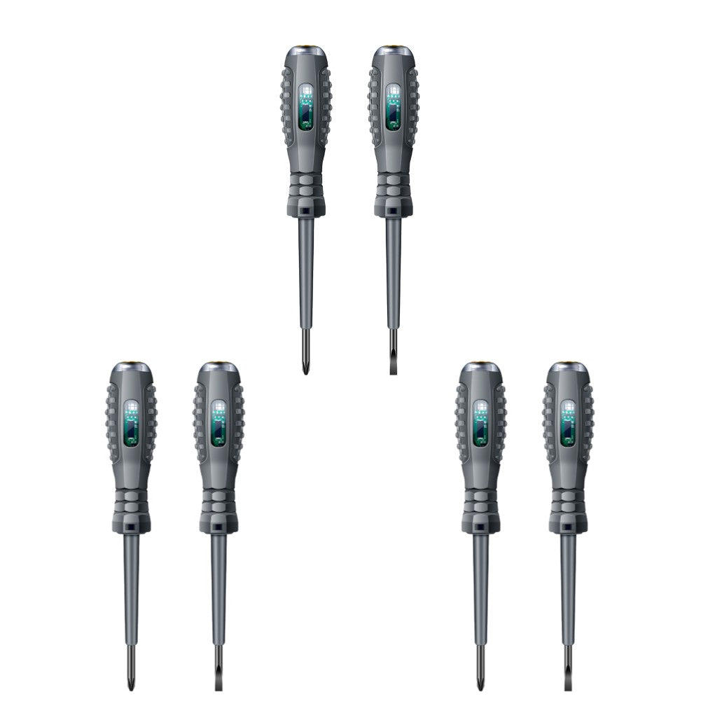 Chaves de fenda ANENG B05 de fenda/cruz Indicador de lâmpada neon Medidor Caneta elétrica Caneta testadora de bolso isolada para eletricistas Ferramentas