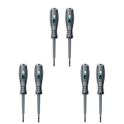 Chaves de fenda ANENG B05 de fenda/cruz Indicador de lâmpada neon Medidor Caneta elétrica Caneta testadora de bolso isolada para eletricistas Ferramentas