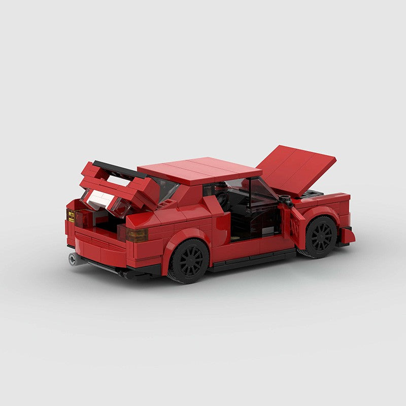 MOC Speed Sports Super Carro de Corrida Blocos de Montar DIY Tijolos Cidade Rally Técnico Grande Veículo de Corrida Presente de Natal Brinquedo