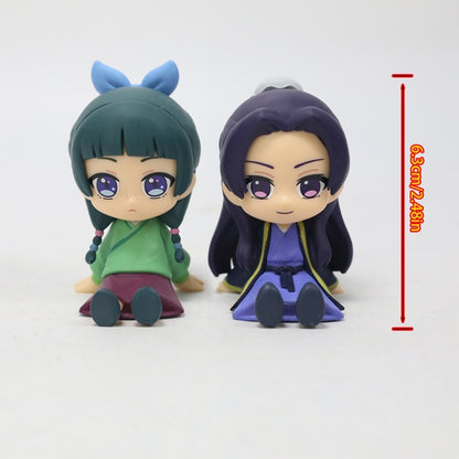 Figura de Anime Kusuriya no Hitorigoto de 8,5 cm Look Up Maomao Boneco de Ação Versão Q Jinshi Estatueta de PVC Coleção Modelo Brinquedos