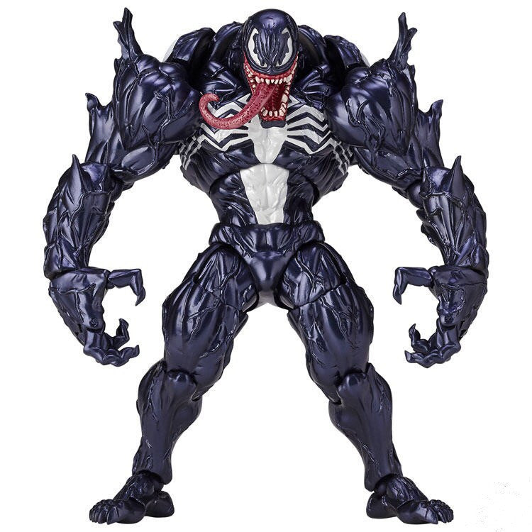 AMAZING YAMAGUCHI Carnificina Venom Homem-Aranha Marvel legends Boneco de Ação Articulado Modelo de Estátua com Rosto Mutável para Crianças de Brinquedo de Presente