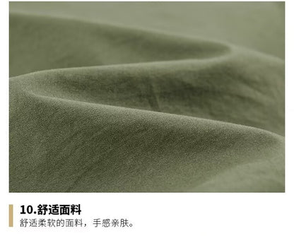 New Summer Men's Short Shirt Korean Casual Oversized Navy Blue Cargo Shirt Classic Retro Men Clothing Outdoor Sports Durable Top