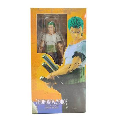 Anime One Piece 18cm BJD Roronoa Zoro Articulado PVC Action Figure Brinquedos Colecionáveis