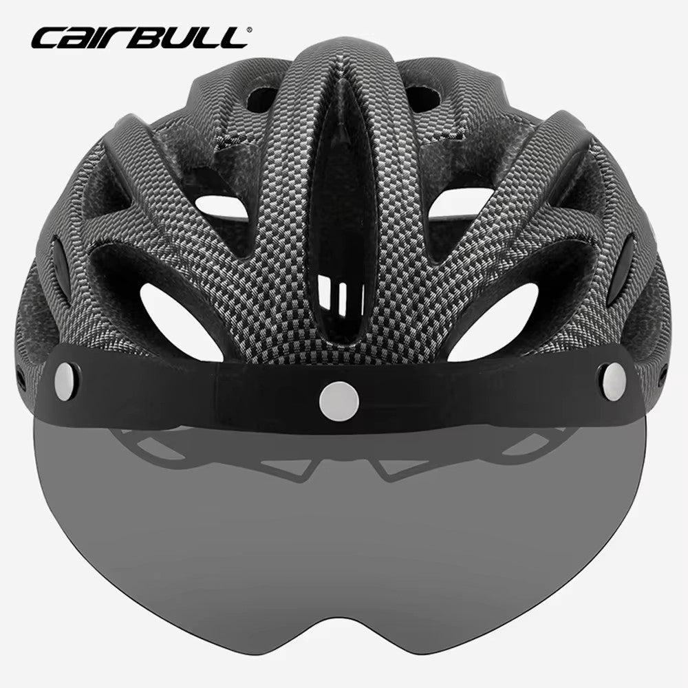 Cairbull Capacetes de Ciclismo MTB Mountain Road Capacete de Bicicleta de Corrida Leve Respirável Led Segurança Capacete de Bicicleta 54-62cm Casco