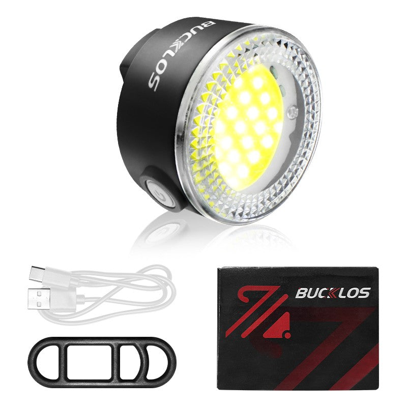 BUCKLOS COB Bike Taillights Headlight USB Rechargeable Bicycle Safety Warning Light MTB LED Front Rear Lantern Cycling Lamp Set