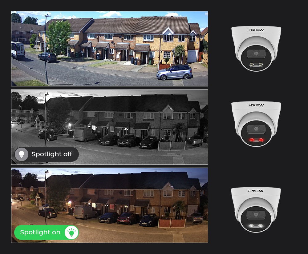 H.View 8Mp Poe Ip Camera Ai Face Detection 4K Cctv Security Camera Outdoor Dome Audio Video Surveillance Recorder xmeye app nvr