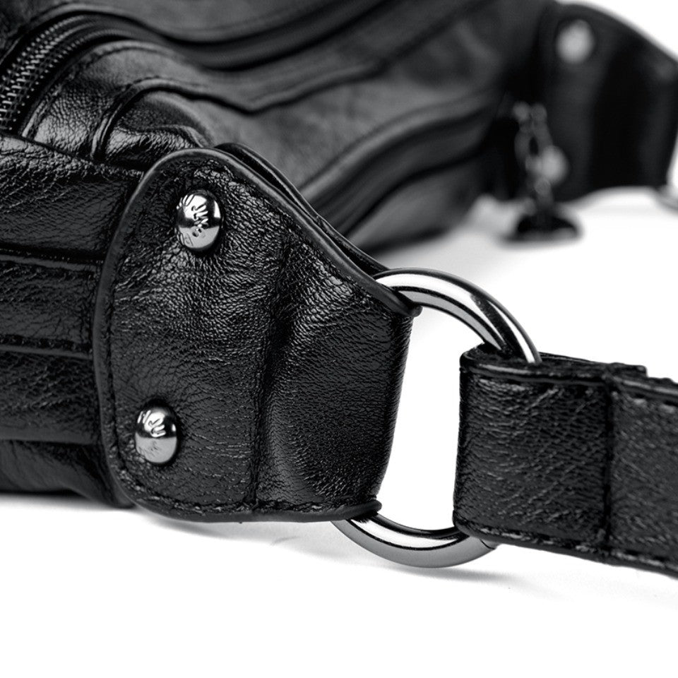 Top Quality Pu Leather Female Crossbody Multiple Pockets Bag Elegant Shoulder Bags for Women Casual Purses and Handbags Sac 2026