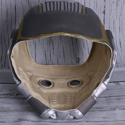 Cosplay Star Lord LED Helmet Latex Mask Infinity War Peter Jason Quill LED Mask Superhero Halloween Party Props