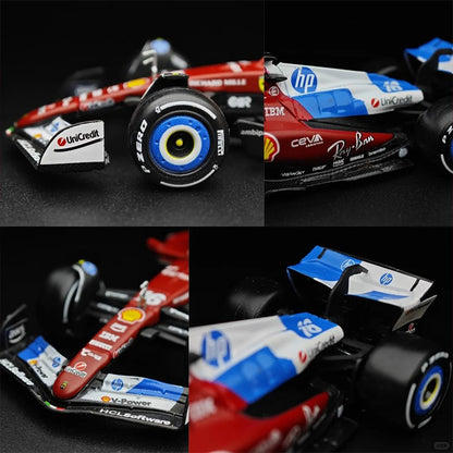 Novo Em Estoque Bburago 1:43 Ferrari Sf25 Miami Gp Liga Miniatura Modelo Diecast 2025 F1 Carro #16 Charles Leclerc Carro de Brinquedo Presente para Crianças