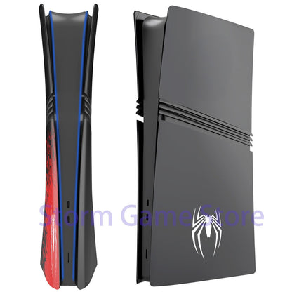 For P5 Pro/Slim Limited Edition Spider Faceplate Cover Compatible with P 5 PRO/Slim Disc Version Console Cover Accessories