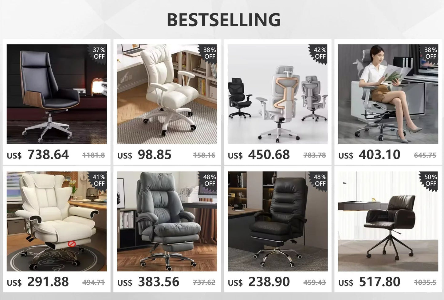 Living Room Chairs Height Adjustable Chair Pc Rocking Office Ergonomic Wheels Relaxation Armchair Weightless White Lazy Recliner