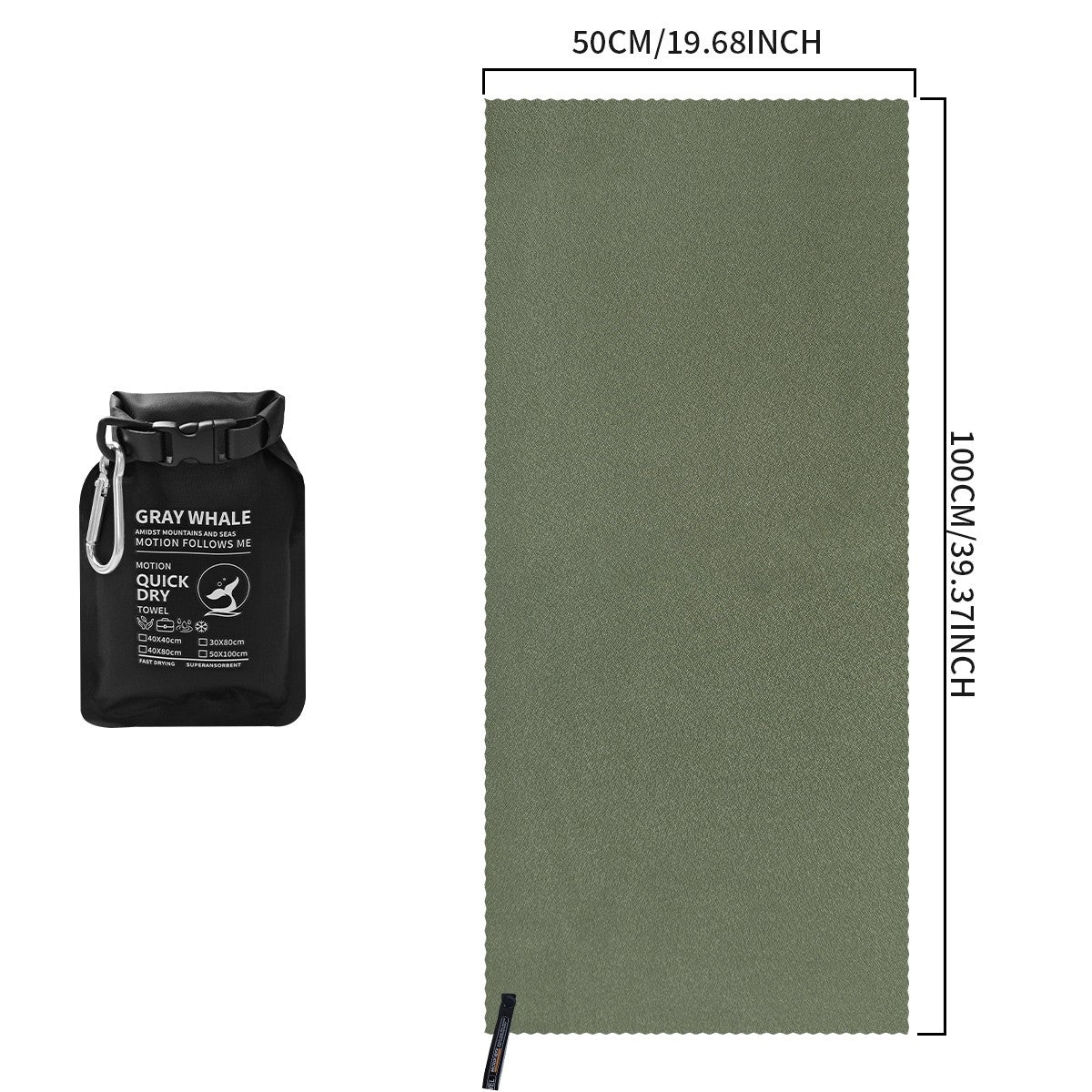 Quick Dry Towel-Super Absorbent Fast Drying Towel-Travel Towel Fast Drying Lightweight-Microfiber Rapid Dry Towel for Swimming