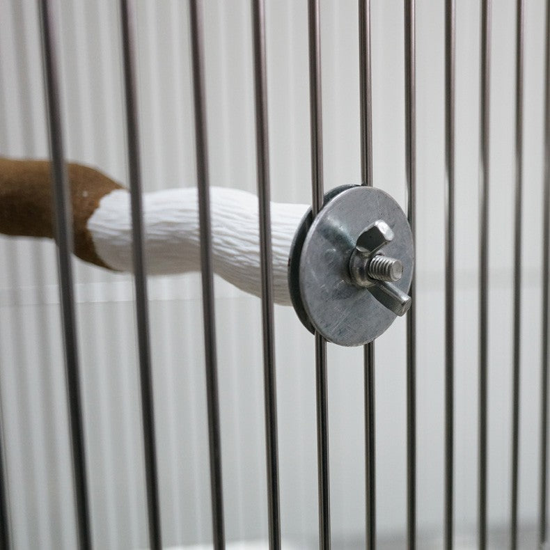 CAITEC Bird Perched Stick Nail Grooming for Parrots Bird Stand Fits any Type of Cages Suitable for Small to Large Birds