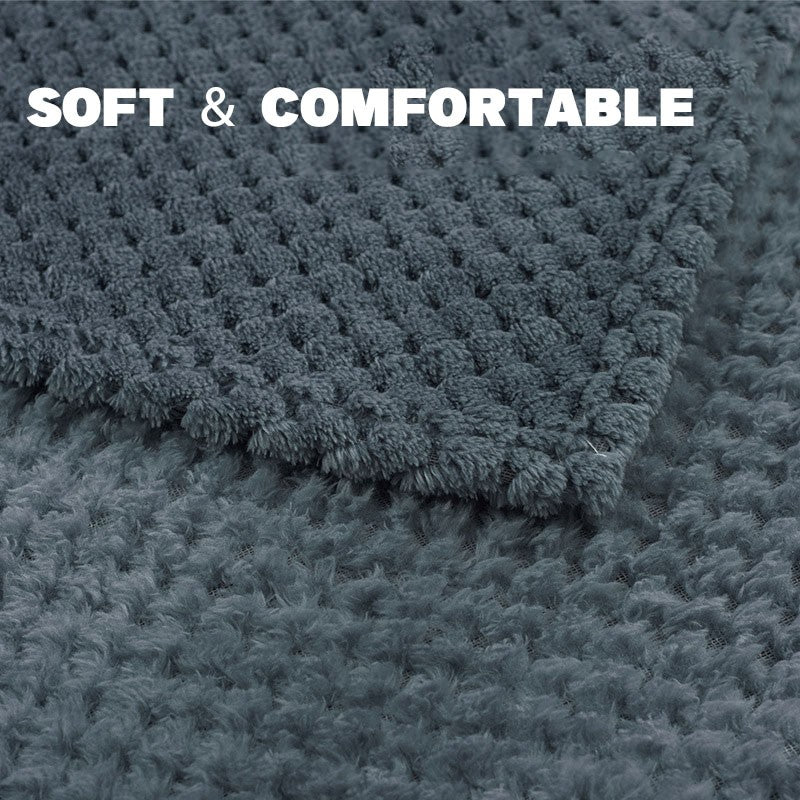 Cobertor macio para animais de estimação, manta de dormir de pelúcia para cães, cor sólida, lavável, almofada de sofá portátil, manta quente para gatos, tapete doméstico para o inverno