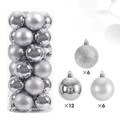 3/4cm Christmas Ball Hanging Christmas Tree Ornament for Home Indoor Decor New Year 2026 Navidad DIY Christmas Decoration Gifts