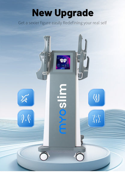 Best Selling Nova MYOSILM Neo 6500W High Power 4 RF Handles  Body Muscle Stimulate Machine