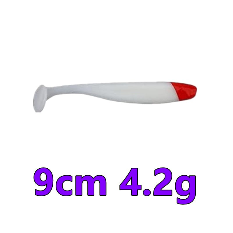 Nova isca macia de silicone 10-1PC, swimbaits, minhoca artificial, isca macia, wobblers de peixe, isca de pesca de carpa baixo, cauda em T 5.5/7/9cm