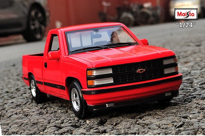 Maisto 1:24 Chevrolet 454 SS 1993 Picape Carros de Liga Diecast e Veículos de Brinquedo Carro Modelo Miniatura Carro Modelo em Escala Para Crianças