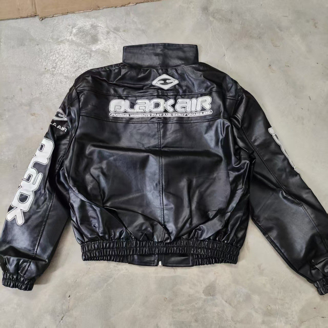 New Motorcycle Leather Jacket Men Bomber Pilot Retro Loose Pu Short Coat Fashion Casual Streetwear Multi Pocket Trend Outwear