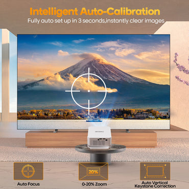 Magcubic Auto Focus Android 14 4K Projector 400ANSI 8K Native 720P HY300 Max With Wifi6 BT5.4 Allwinner H726 Portable Outdoor