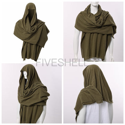 Unisex Halloween Ghost Dementors Cosplay Costume Gothic Horror Zombie Tattered Hooded Capes Day Of The Dead Party Props Cloaks