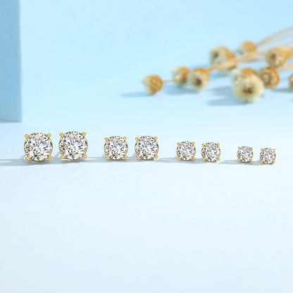 Szjinao 2025 Brincos em Alta Tendência Moissanite Ouro 18k Real Original Com Certificado Joias de Luxo Para Casamento Feminino Atacado Quente