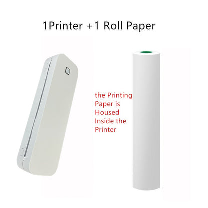 Impressora Térmica Portátil A4 Sem Tinta Bluetooth Máquina de Impressão de Documentos PDF Excel Word Rolo de Papel Para Trabalho de Escritório Casa Escola