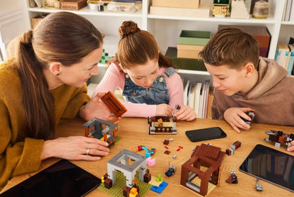 LEGO Blocos de Montar Meu Mundo Posto Avançado Predador e Blocos de Montar Clássicos Predador Brinquedos Presentes Infantis