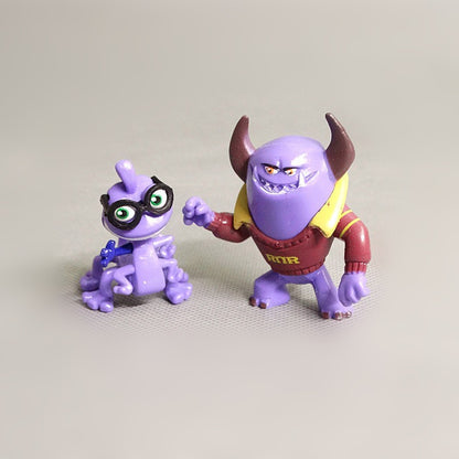 12 pçs/set Monstros Universidade Inc. James P. Sullivan Michael Wozosky Desenho Animado Bonito Anime Figuras de Ação Brinquedos 5-7CM
