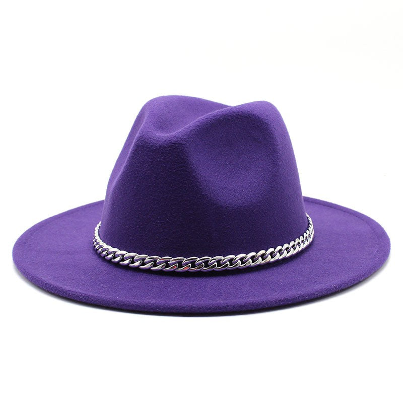 Big Size 59-61CM Fedoras Hats for Women Winter Fashion Formal Wedding Decorate Jazz Hats Men Panama Church Hat Chapeau Femme