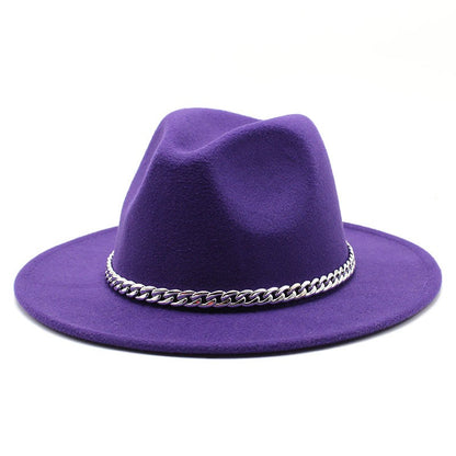 Big Size 59-61CM Fedoras Hats for Women Winter Fashion Formal Wedding Decorate Jazz Hats Men Panama Church Hat Chapeau Femme