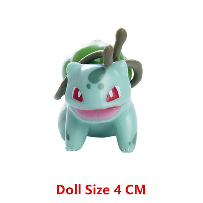 Pokemon Anime Figure Pikachu Eevee Charizard Mewtwo Cartoons Figure Collection Model Pocket Monster Action Toys Kids Birthday Gi