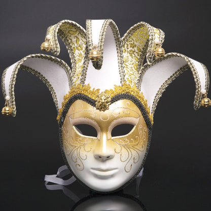 New European and American painted masks for Halloween dance parties - high - end Venetian masks for Italian ladies' performances
