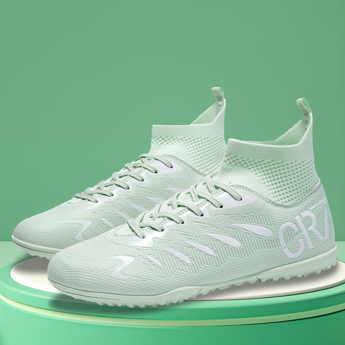 Tf/Fg Men Soccer Shoes Society Cleats Non Slip Football Shoes Outdoor Professional Studded Turf Comfortable Football Field Boots