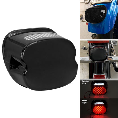 Lanterna traseira de LED de motocicleta para Harley Touring Road King FLHR Softail FL Sportster XL883 1200 Dyna Fat Boy luz de freio traseira