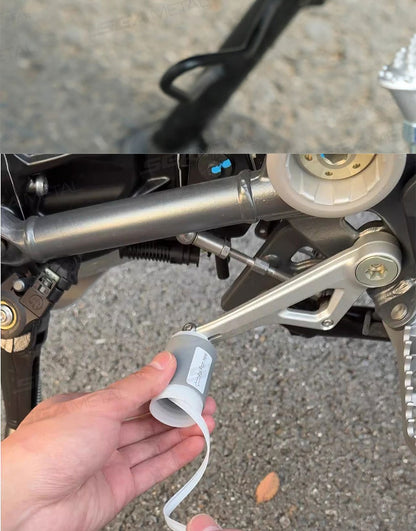 Capa para Alavanca de Câmbio de Moto BLALION Antifurto Sapatos de Silicone Autorretrátil Equipamento de Proteção para Pilotagem de Moto