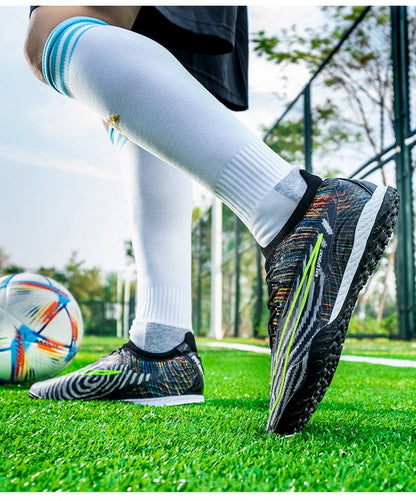 New Men Soccer Shoes Grass Professional Training Football Shoes Society Cleats Football Field Boots Fast Indoor Sneaker Non Slip