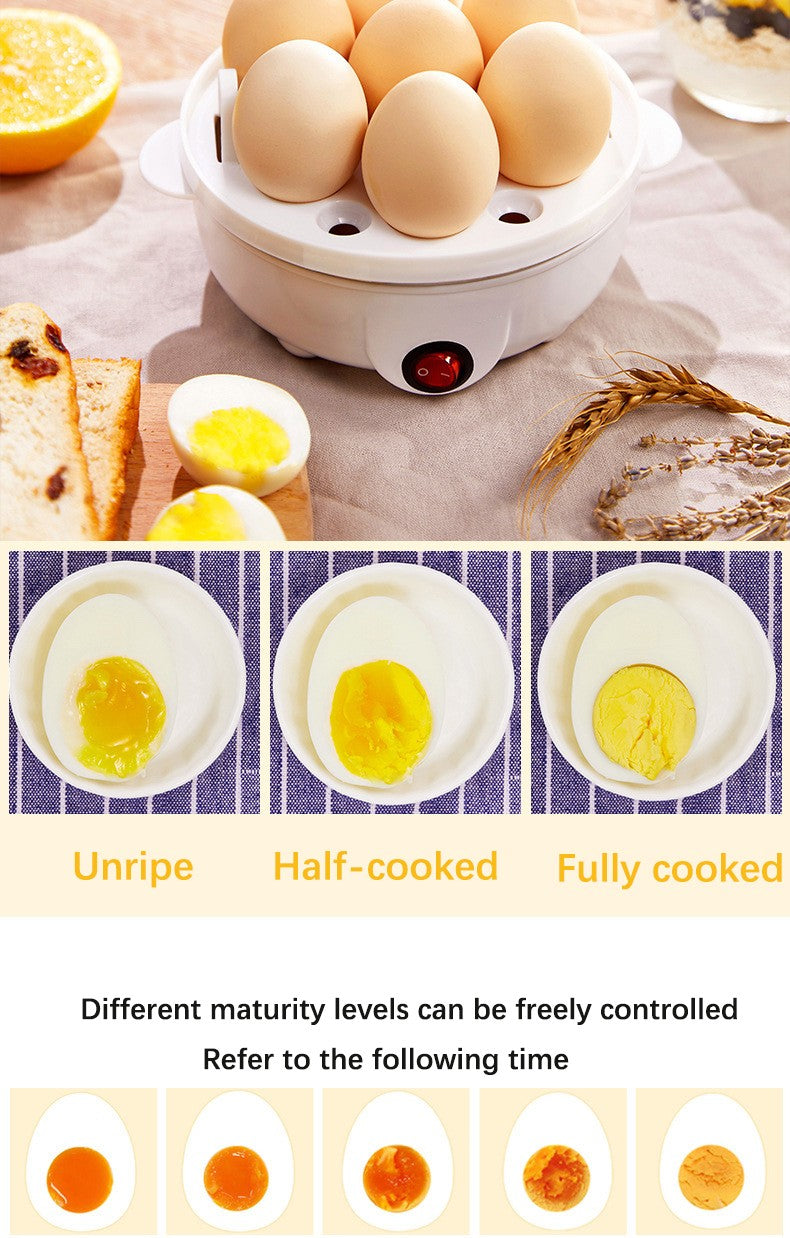 Panela Elétrica Cozedora de Ovos Máquina Rápida para Cozinhar Ovos, Escalfados, Mexidos e Omeletes com Desligamento Automático Eletrodoméstico de Cozinha