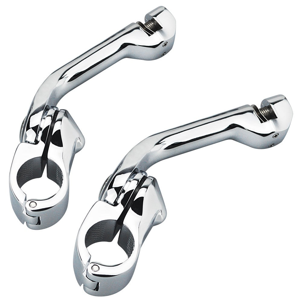Kit de Suportes de Pedaleiras para Protetor de Motor de Motocicletas 1-1/4" Descanso de Pé para Harley Honda Davidson Road King Sportster Fat Boy Electra Glide