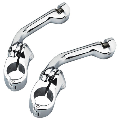 Kit de Suportes de Pedaleiras para Protetor de Motor de Motocicletas 1-1/4" Descanso de Pé para Harley Honda Davidson Road King Sportster Fat Boy Electra Glide