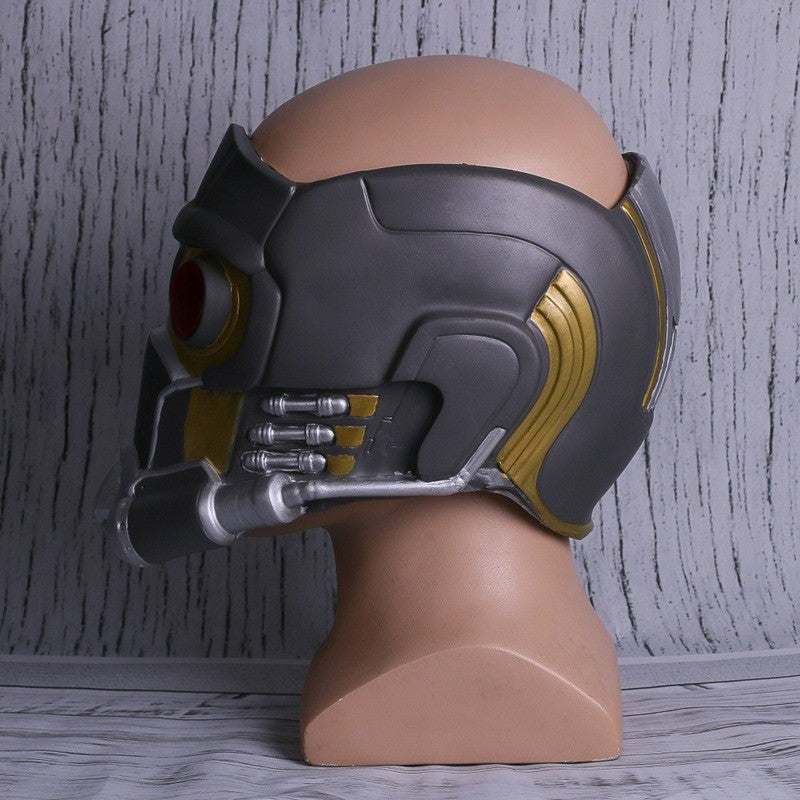 Cosplay Star Lord LED Helmet Latex Mask Infinity War Peter Jason Quill LED Mask Superhero Halloween Party Props